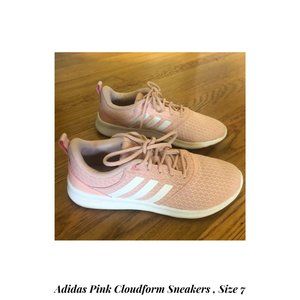 Adidas Cloudform Pink Running Shoes